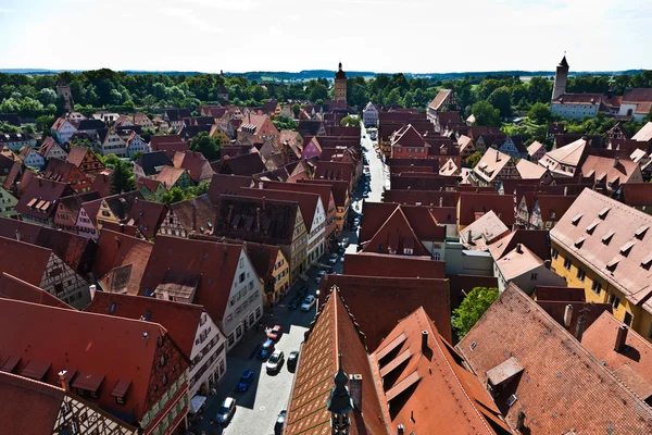 Ciudad medieval Dinkelsbuehl en Alemania — Foto de Stock