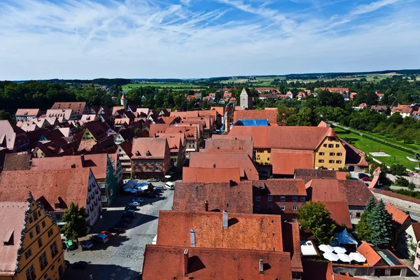 Ciudad medieval Dinkelsbuehl en Alemania —  Fotos de Stock