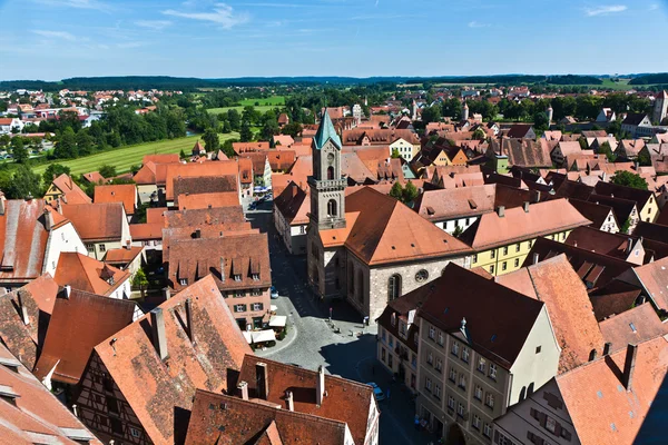 Città medievale Dinkelsbuehl in Germania — Foto Stock