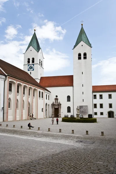 Знаменитий cathedrale, купол в місті Freising — стокове фото
