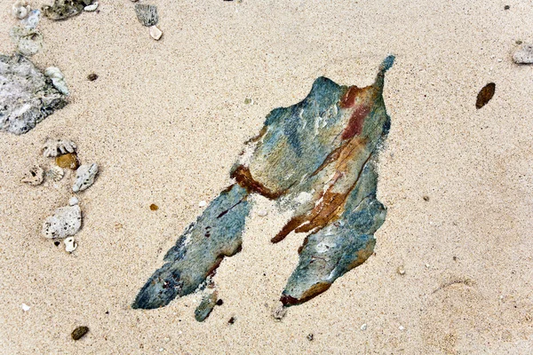 Hermosas piedras en la playa con interesante estructura armónica —  Fotos de Stock