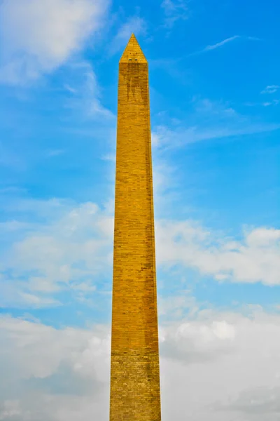 センターのワシントン dc のワシントン記念塔 — ストック写真