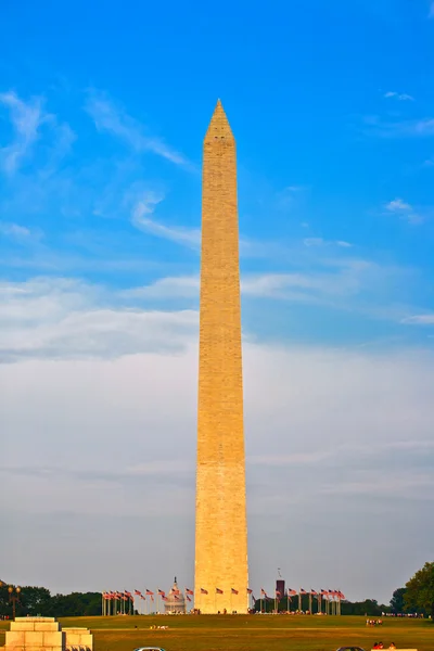 Monumento a Washington en el centro de Washington DC — Foto de Stock