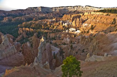 güzel manzara muhteşem taş forma ile bryce canyon