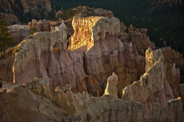 güzel manzara muhteşem taş forma ile bryce canyon