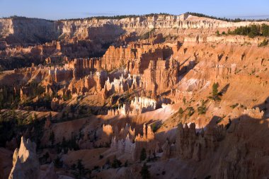 güzel manzara muhteşem taş forma ile bryce canyon