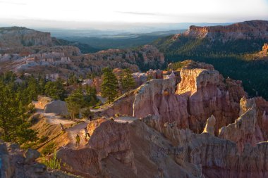 güzel manzara muhteşem taş forma ile bryce canyon