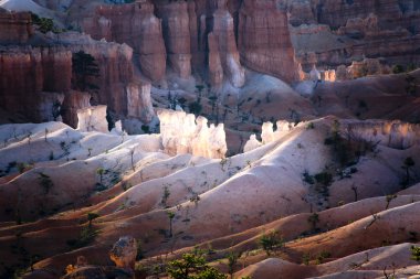 güzel manzara muhteşem taş forma ile bryce canyon