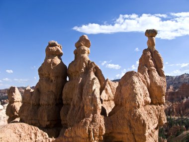 güzel manzara muhteşem taş forma ile bryce canyon