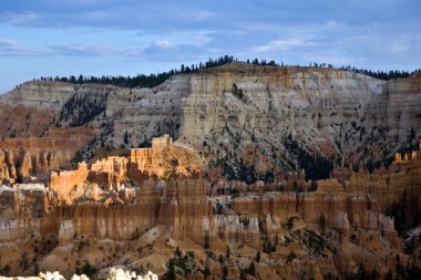 güzel manzara muhteşem taş forma ile bryce canyon