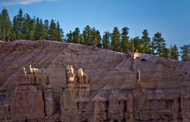 güzel manzara muhteşem taş forma ile bryce canyon