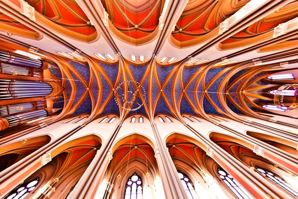 Famoso gótico Markt Kirche de dentro — Fotografia de Stock