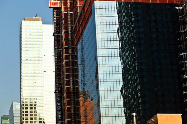 Wolkenkrabber in new york — Stockfoto