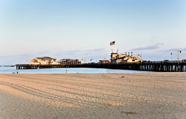 Santa Barbara'da doğal pier — Stok fotoğraf