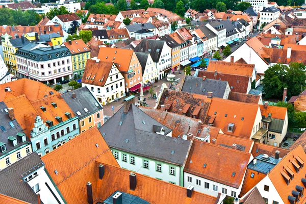 Middelalderlandsbyen Freising i Bayern – stockfoto