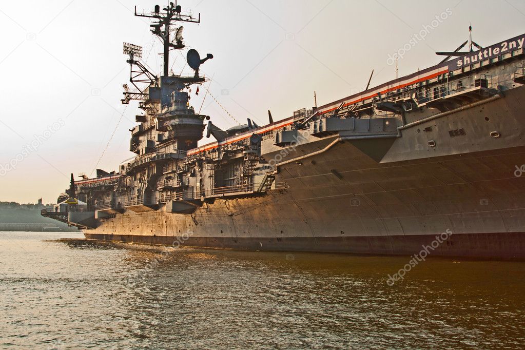 Aircraft carrier in New York