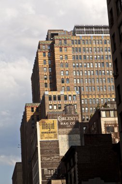 new York yüksek eski tuğla binalar