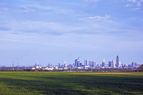 Vista de la ciudad de Frankfurt —  Fotos de Stock
