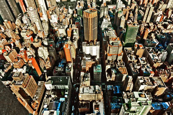 New York'a bina empire state üzerinden görüntülemek — Stok fotoğraf