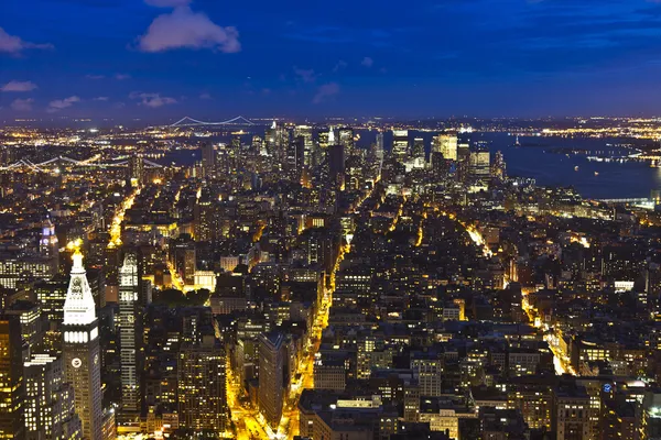 New york gece — Stok fotoğraf