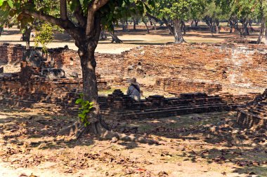 ünlü tapınak alanı wat phra sı sanphet, Kraliyet Sarayı'ajutthay