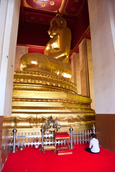 Berühmte Tempelanlage wat phra si sanphet, königlicher Palast in ajutthay — Stockfoto