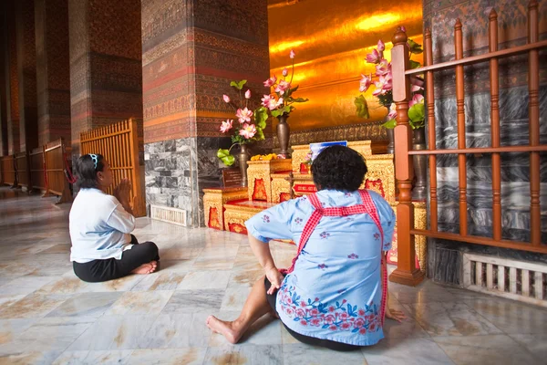 태국 왓 포에서 거 대 한 reclining 부처님 — 스톡 사진