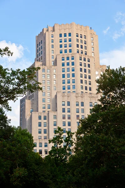 Висока старих цегляних будівель в Нью-Йорку — стокове фото