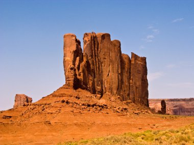 Famous scenic Butte in Monument Valley clipart