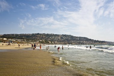 güzel bir öğleden sonra ışık plaj Beach