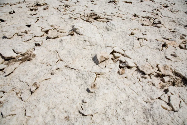 Área de placas de sal no vale da morte, chamado Campo de Golfe do Diabo — Fotografia de Stock
