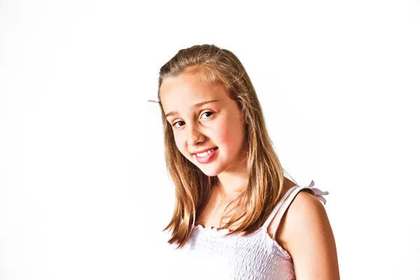 Porträt von niedlichen jungen Teenager-Mädchen — Stockfoto