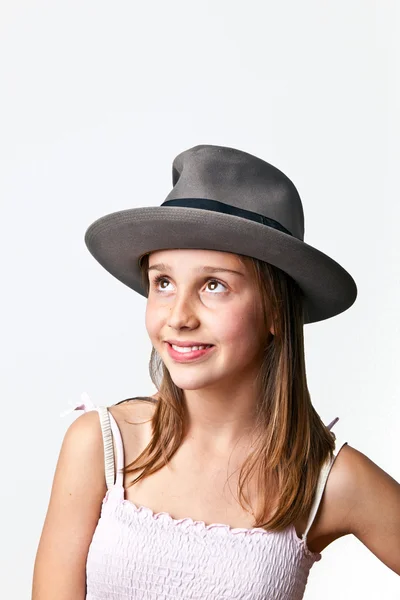Portrait of cute young teenage girl — Stock Photo, Image