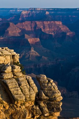 Colorful Sunrise seen from Mathers Point at the Grand Canyon clipart