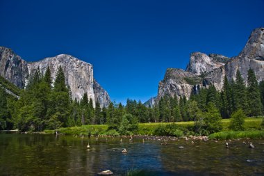 yosemite Milli Parkı Batı roket Plato göster