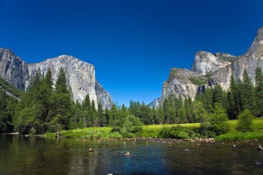 yosemite Milli Parkı Batı roket Plato göster