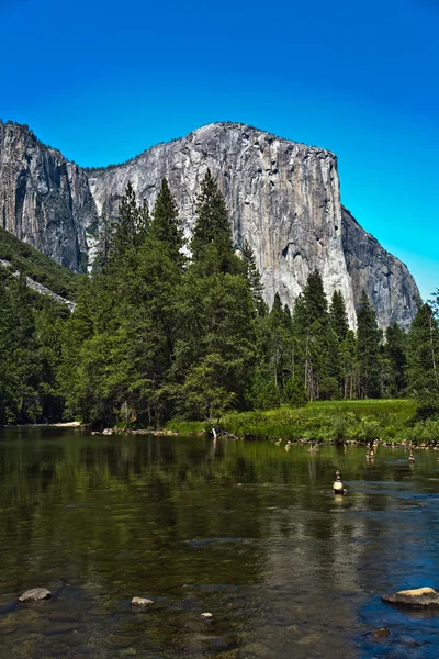Blick auf das westliche Raketenplateau des Yosemite-Nationalparks — Stockfoto