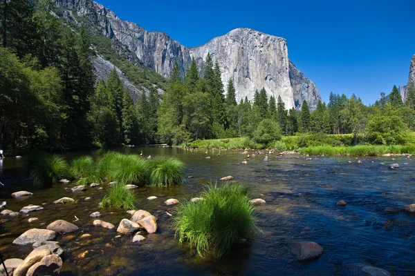 Blick auf das westliche Raketenplateau des Yosemite-Nationalparks — Stockfoto
