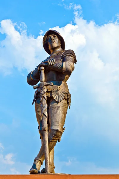 Knight hartmut zu kronberg heykeli — Stok fotoğraf