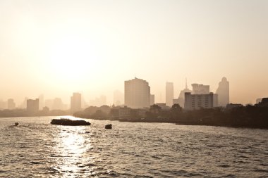 Cityview Bangkok altın Sunrise Nehri ile