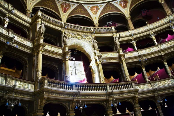 老国家歌剧院歌剧院在布达佩斯 — 图库照片