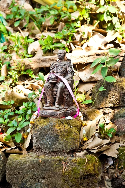 Kolostor wat na phramane az ajutthaya, a híres arany buddha egy — Stock Fotó