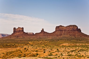 monument valley, navajo ulus, arizona çarpıcı manzara