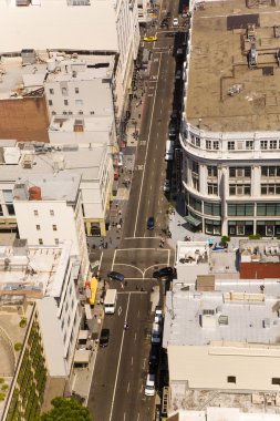 Mavi gök gök sıyırıcı Marnixkade san Francisco manzarası