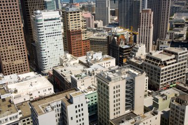 Mavi gök gök sıyırıcı Marnixkade san Francisco manzarası