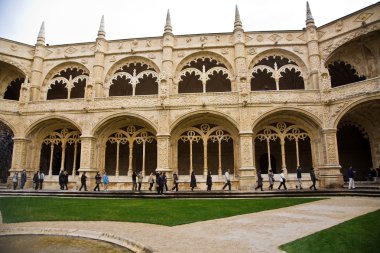 belem, Lizbon, p ünlü manastır yakınında yapılan jeronimos Monastery