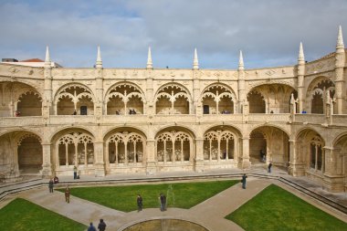 belem, Lizbon, p ünlü manastır yakınında yapılan jeronimos Monastery