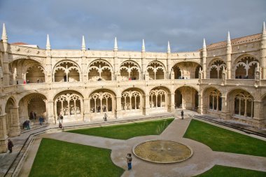 belem, Lizbon, p ünlü manastır yakınında yapılan jeronimos Monastery