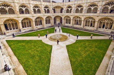 belem, Lizbon, p ünlü manastır yakınında yapılan jeronimos Monastery