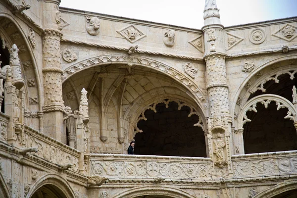 Monasterio Jerónimos en Belem, cerca de Lisboa, famoso monasterio en P —  Fotos de Stock